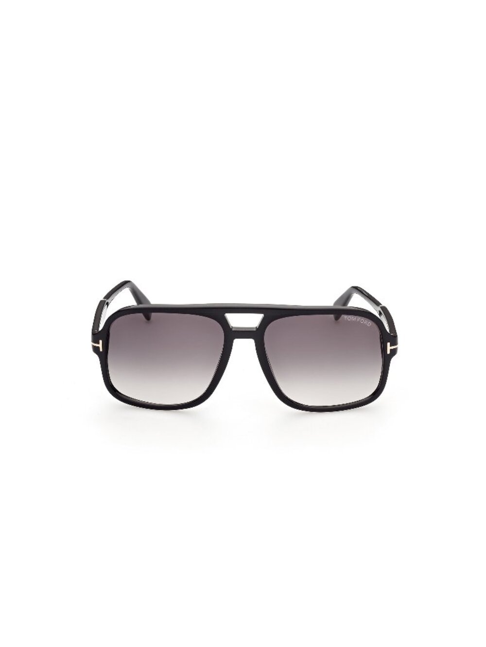New Tom Ford Men's Sunglasses Black Aviator Grey Lens Acetate Frame FT0884 02